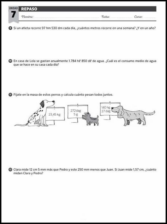 Révisions de mathématiques pour enfants de 10 ans 172