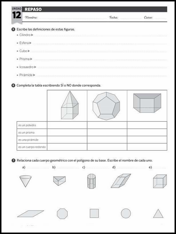 Revisões de matemática para crianças de 10 anos 188