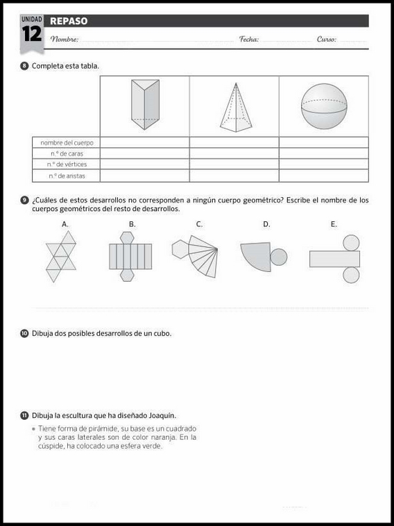 Revisões de matemática para crianças de 10 anos 189