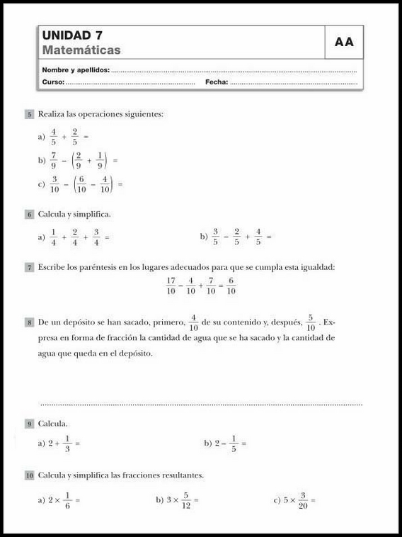 Maths Review Worksheets for 10-Year-Olds 40
