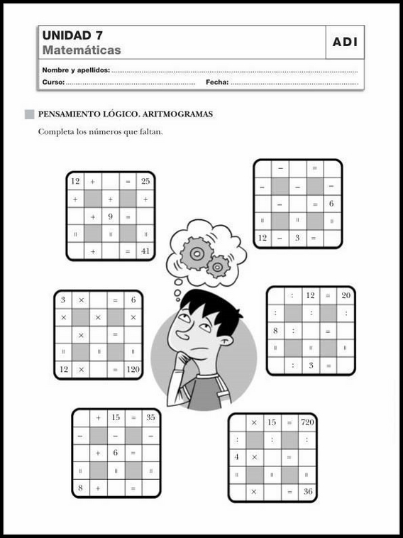 Maths Review Worksheets for 10-Year-Olds 41