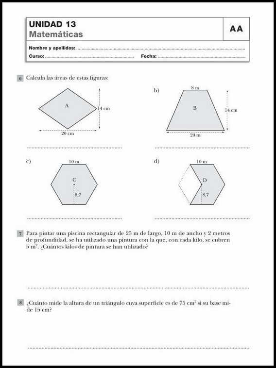 Mathe-Wiederholungsblätter für 10-Jährige 76