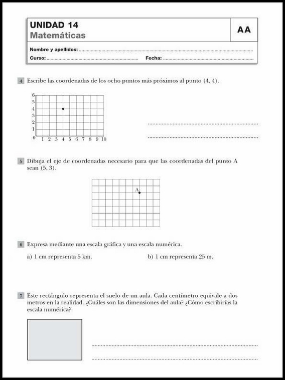 Revisões de matemática para crianças de 10 anos 82