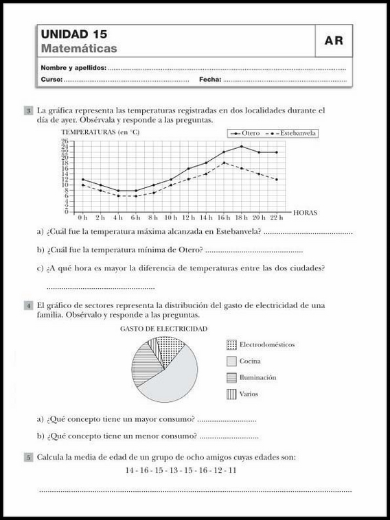 Mathe-Wiederholungsblätter für 10-Jährige 86