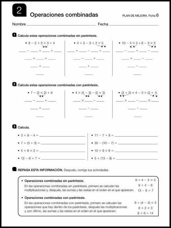 Revisões de matemática para crianças de 10 anos 96