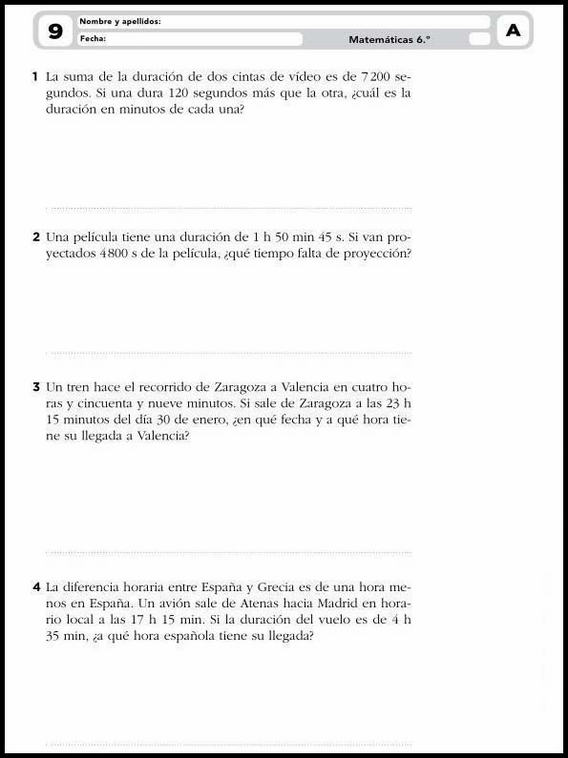 Exercices de mathématiques pour enfants de 11 ans 15