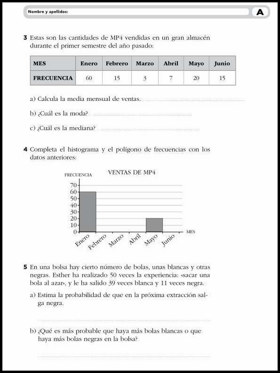 Esercizi di matematica per bambini di 11 anni 22