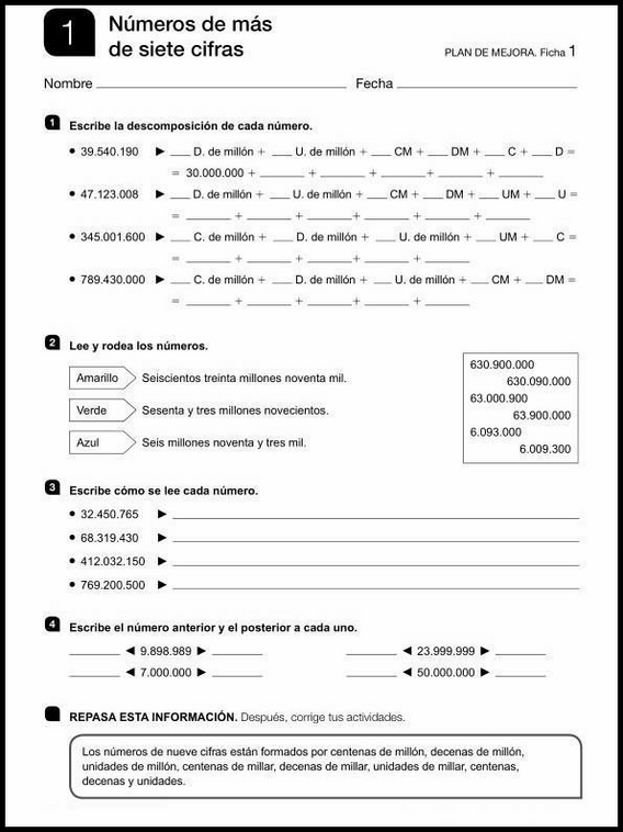 Atividades de matemática para crianças de 11 anos 23