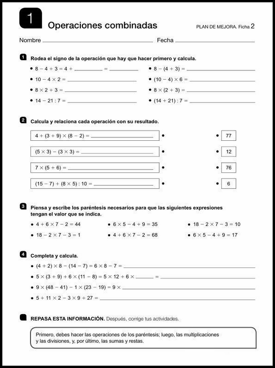 Esercizi di matematica per bambini di 11 anni 24