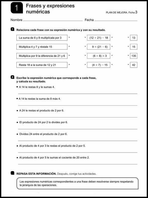 Esercizi di matematica per bambini di 11 anni 25