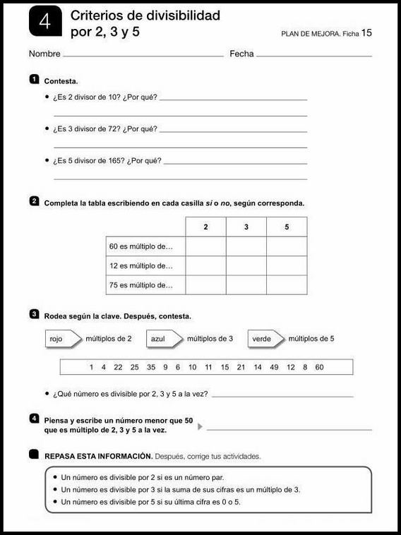 Atividades de matemática para crianças de 11 anos 37