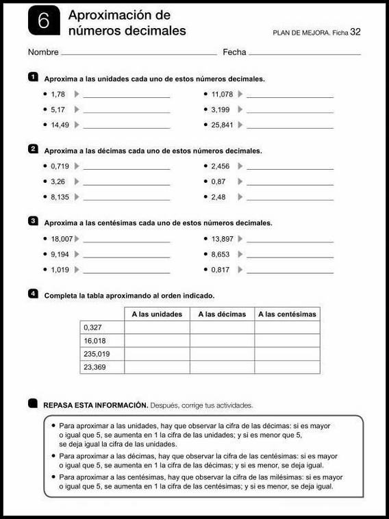 Exercices de mathématiques pour enfants de 11 ans 54