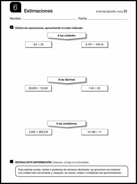 Exercices de mathématiques pour enfants de 11 ans 55