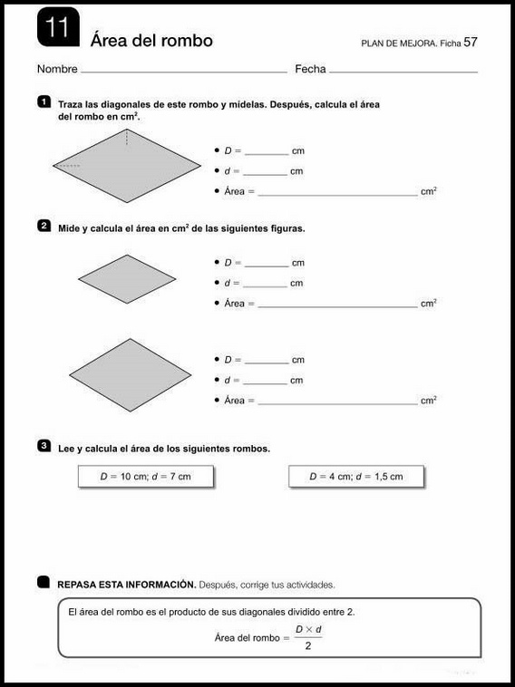 Maths Worksheets for 11-Year-Olds 79