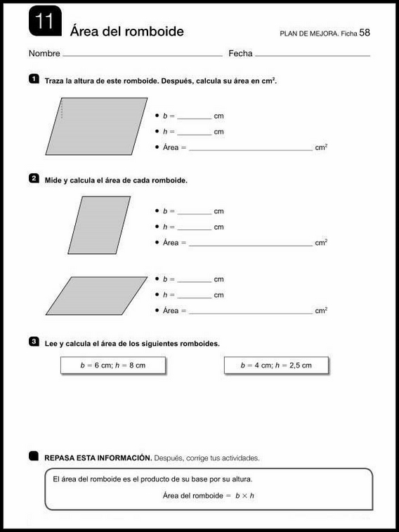 Maths Worksheets for 11-Year-Olds 80