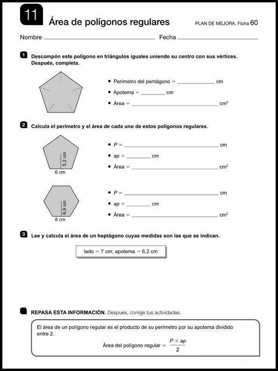 11 años 6º Educacion Primaria Ampliacion 82