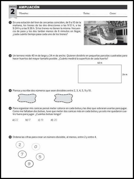 Mathe-Arbeitsblätter für 11-Jährige 92