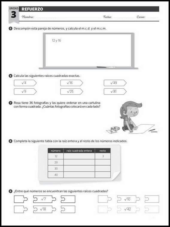 Exercícios de matemática para crianças de 11 anos 102