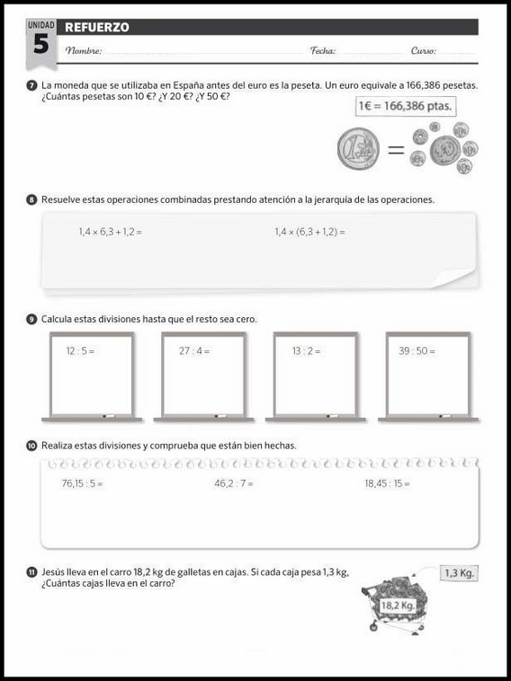 Entraînements de mathématiques pour enfants de 11 ans 106