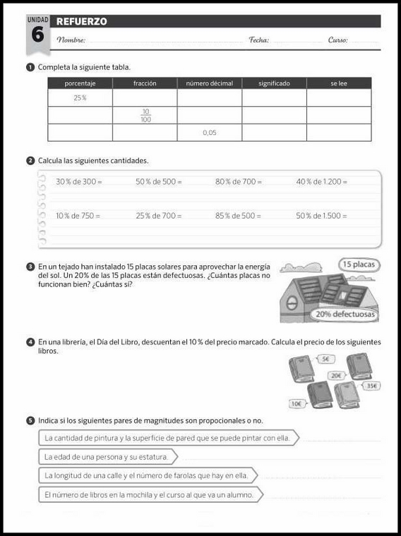 Entraînements de mathématiques pour enfants de 11 ans 107