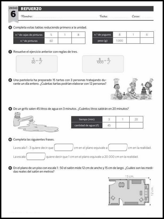 Exercícios de matemática para crianças de 11 anos 108