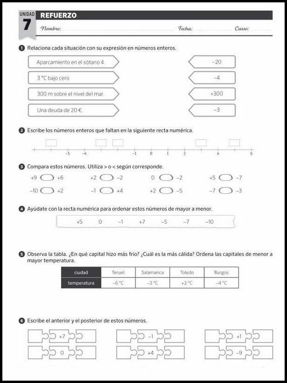 Exercícios de matemática para crianças de 11 anos 109