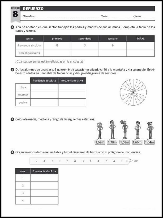 Exercícios de matemática para crianças de 11 anos 111