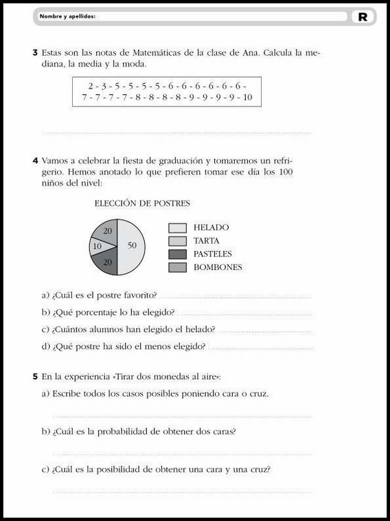 Exercícios de matemática para crianças de 11 anos 22