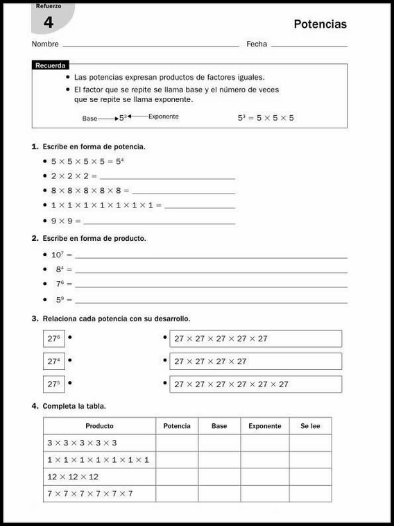 Exercícios de matemática para crianças de 11 anos 26