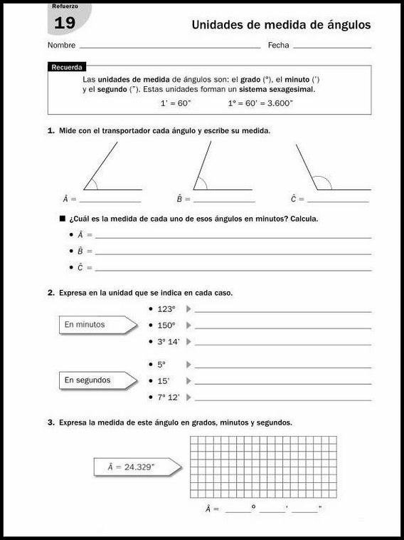 11 años 6º Educacion Primaria Refuerzo 41