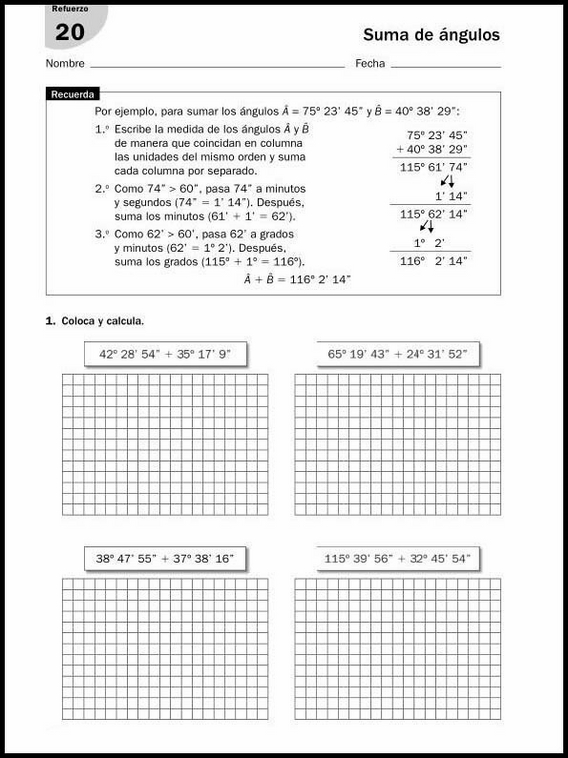 Exercícios de matemática para crianças de 11 anos 42