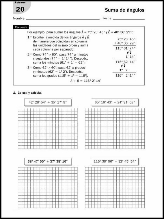 Entraînements de mathématiques pour enfants de 11 ans 42