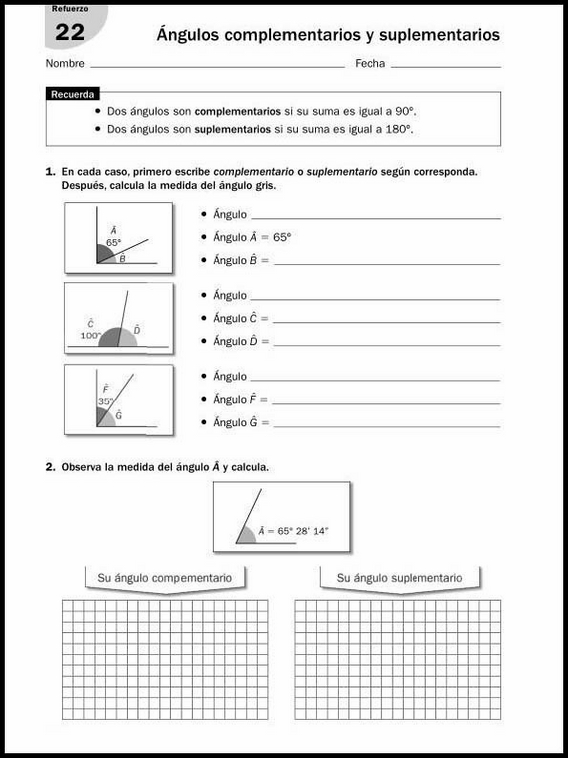 11 años 6º Educacion Primaria Refuerzo 44