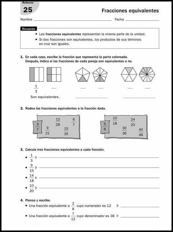 11 años 6º Educacion Primaria Refuerzo 47