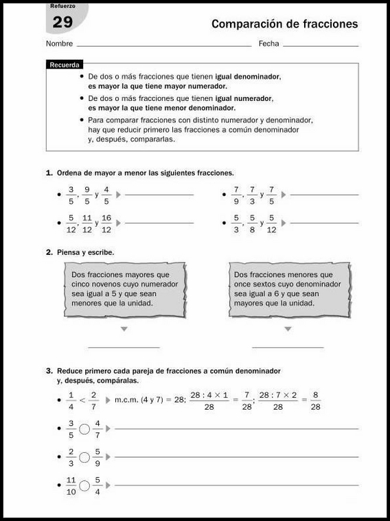 11 años 6º Educacion Primaria Refuerzo 51