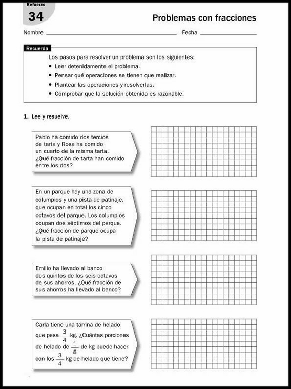 Entraînements de mathématiques pour enfants de 11 ans 56