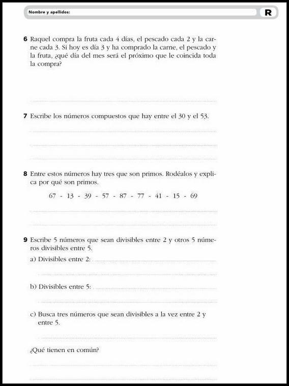 Maths Practice Worksheets for 11-Year-Olds 6