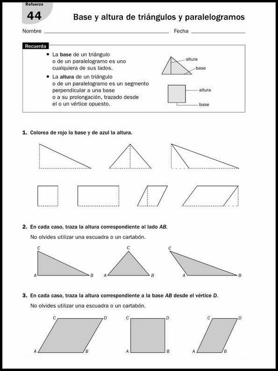 Entraînements de mathématiques pour enfants de 11 ans 66