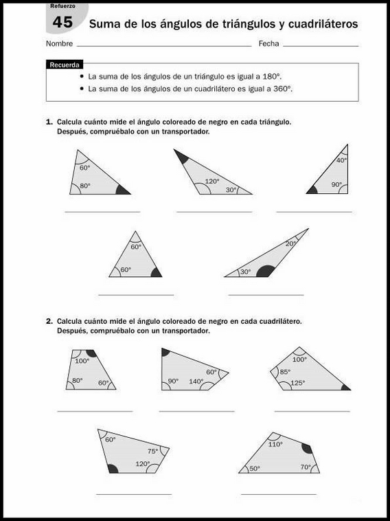 Entraînements de mathématiques pour enfants de 11 ans 67