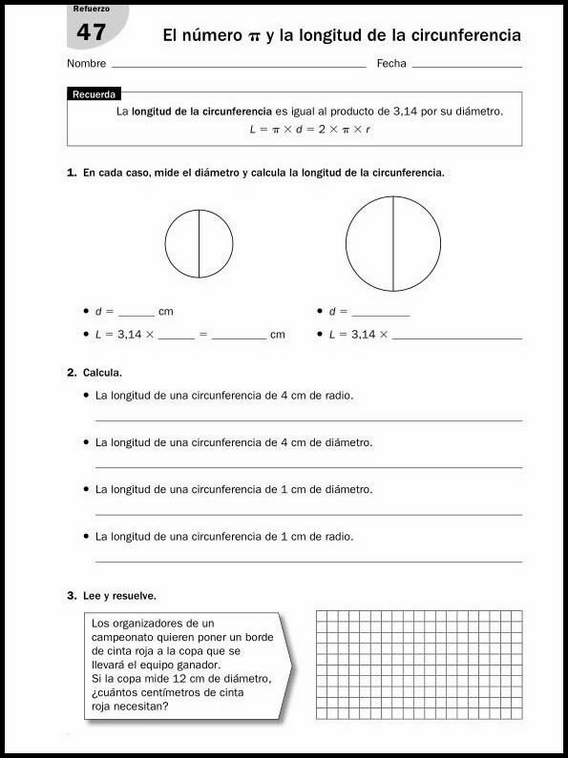 11 años 6º Educacion Primaria Refuerzo 69