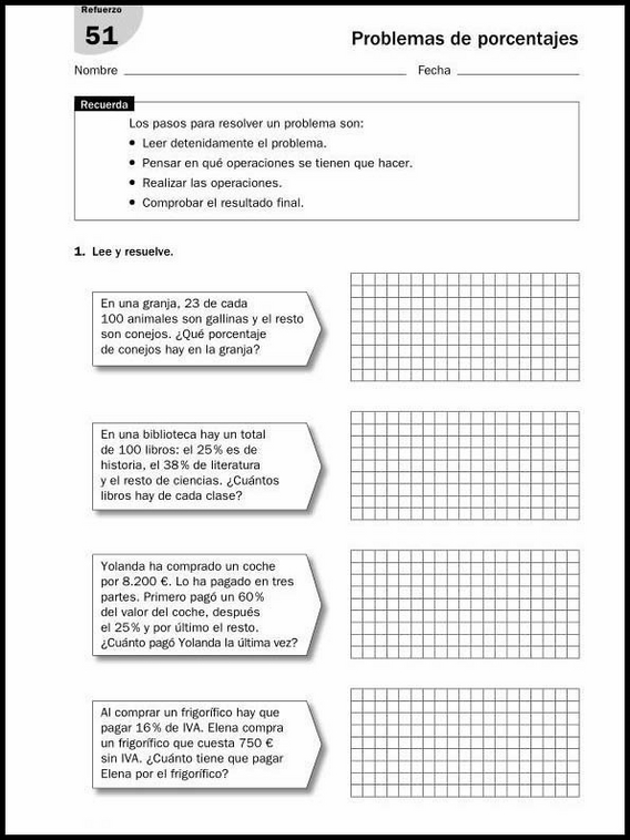 Exercícios de matemática para crianças de 11 anos 73