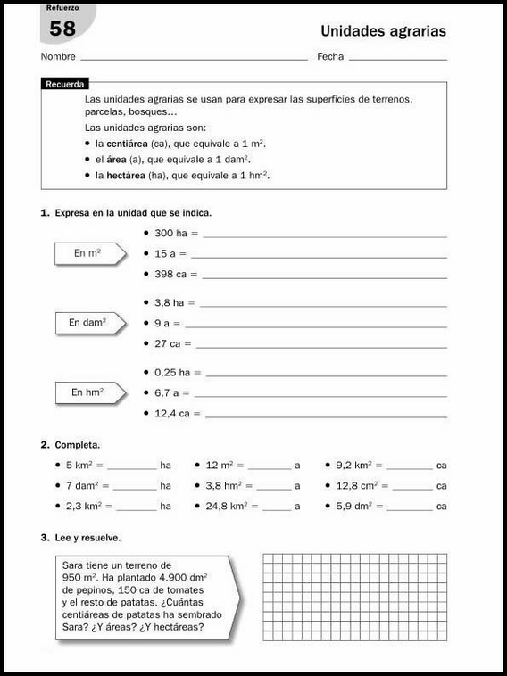 11 años 6º Educacion Primaria Refuerzo 80