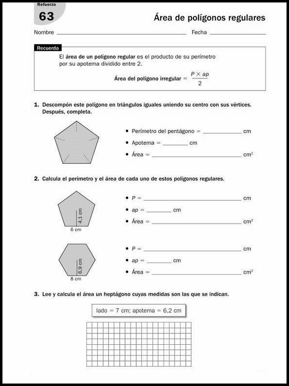 Exercícios de matemática para crianças de 11 anos 85