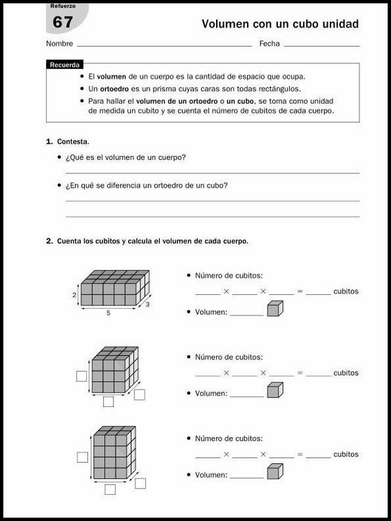 Exercícios de matemática para crianças de 11 anos 89