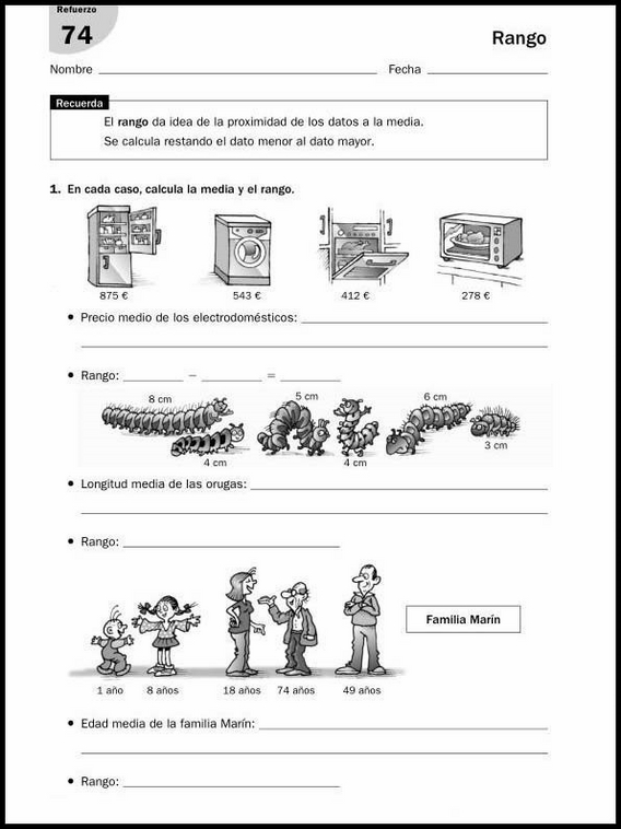 Entraînements de mathématiques pour enfants de 11 ans 96