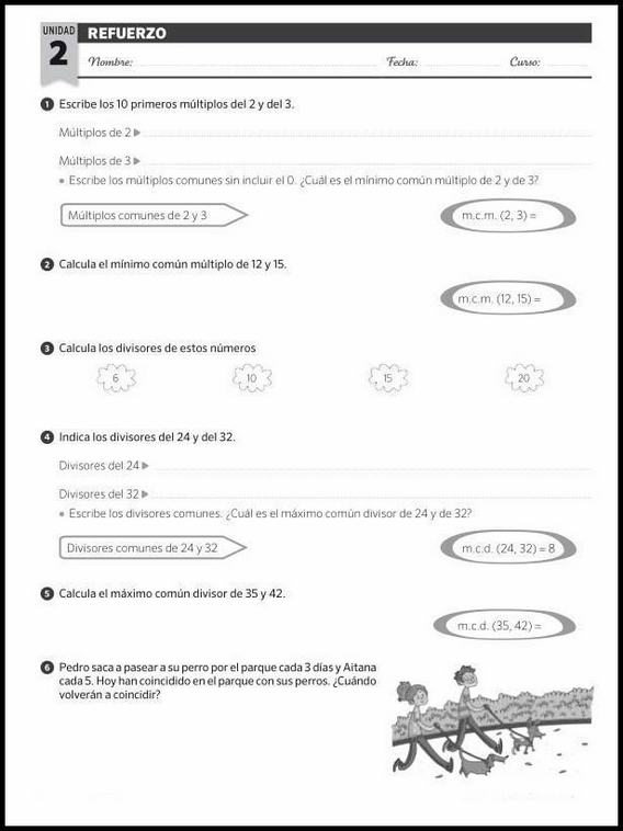 Entraînements de mathématiques pour enfants de 11 ans 99