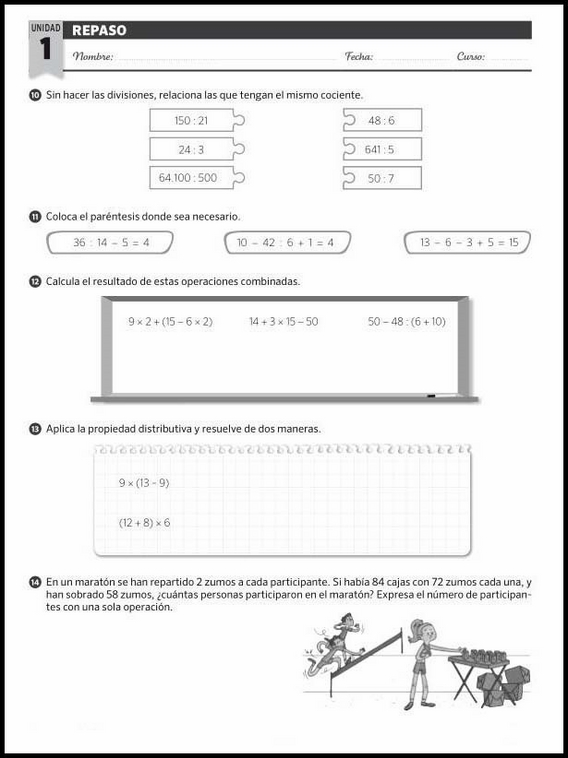 Maths Review Worksheets for 11-Year-Olds 15