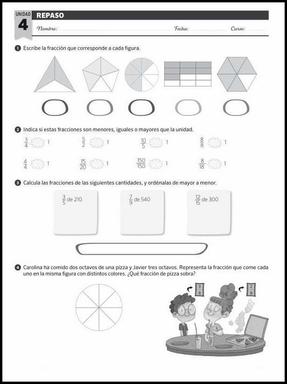 Révisions de mathématiques pour enfants de 11 ans 22