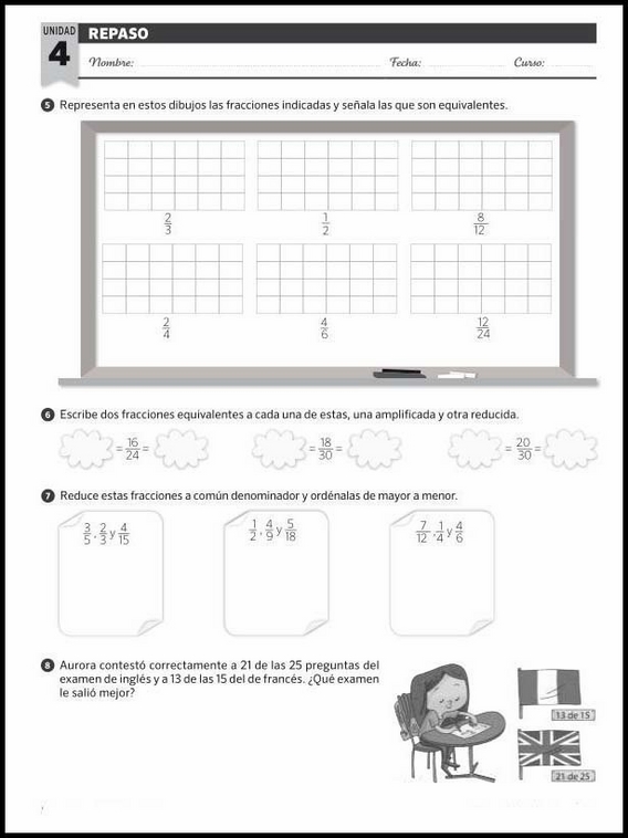 Revisões de matemática para crianças de 11 anos 23