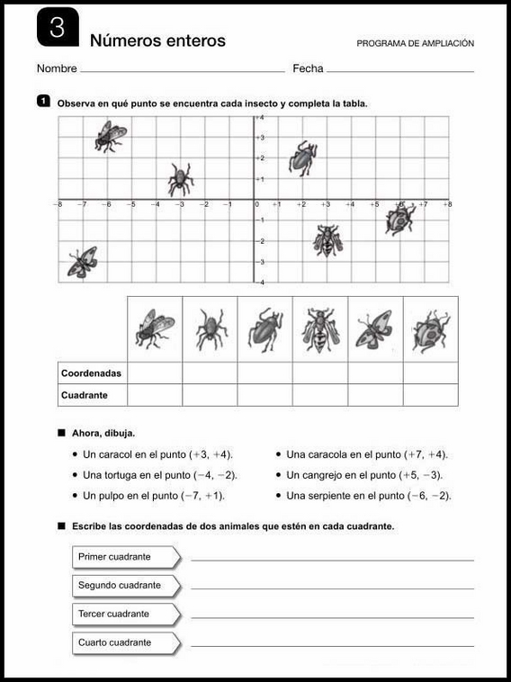 Revisões de matemática para crianças de 11 anos 3